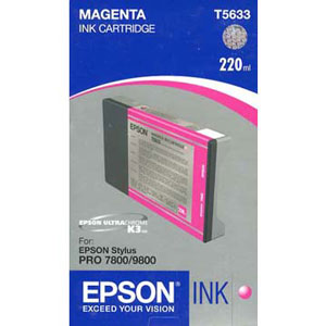 Original Epson T5633 Magenta High Capacity Ink Cartridge