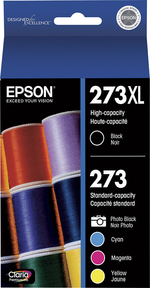 Epson 273XL Black 273 Photo Black/Black/Cyan/Magenta/Yellow Ink Cartridges