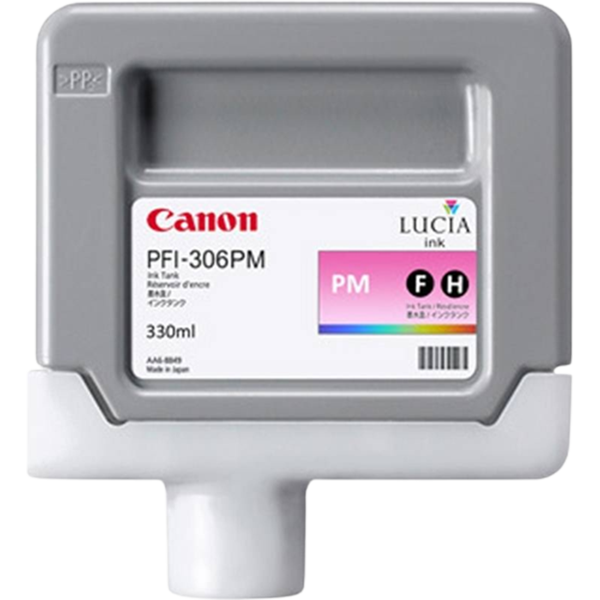 Canon PFI-306PM Standard-Yield Photo Magenta Ink Cartridge, 6662B001