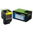 Lexmark CS310, CS/CX410, 510 High Yield  Yellow Toner Cartridge, 701HY