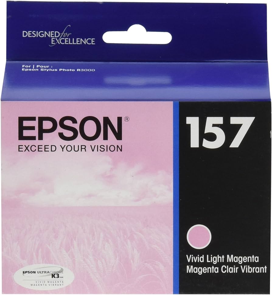 Original Epson 157 Vivid Light Magenta Ink Cartridge