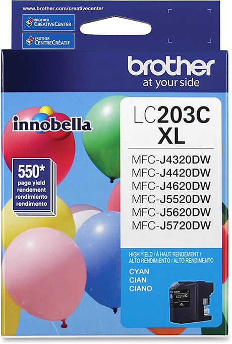 Brother LC203CXL High Yield Cyan Ink Cartridge