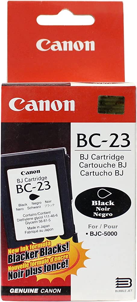 Original Canon BC-23 Black Ink Cartridge