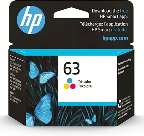 Original HP 63 (F6U61AN) Tri-Color Ink Cartridge