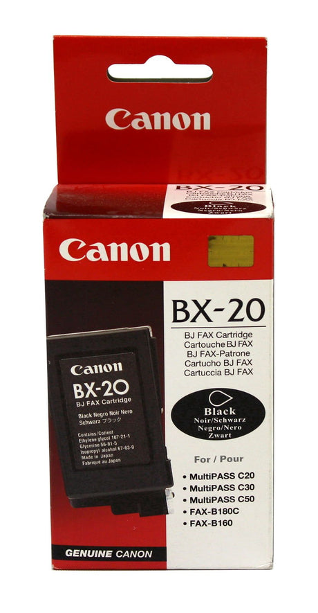 Original Canon BX-20 Black Ink Cartridge