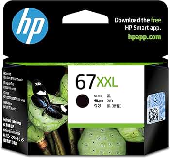 Original HP 67XXL Extra High Yield (3YM59AA) Black Ink Cartridge