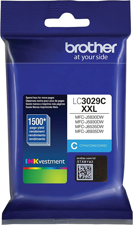 Brother LC3029 High-Yield Cyan Ink Cartridge