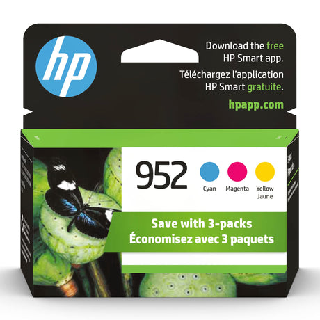 New Genuine HP 952 Cyan, Magenta, Yellow Ink Cartridge