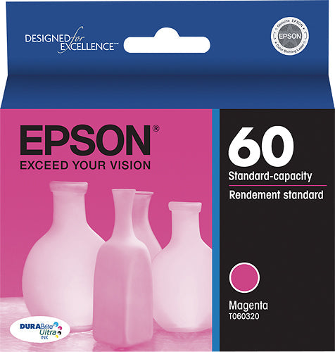 New Genuine Epson 60 (T060320) Magenta Ink Cartridge