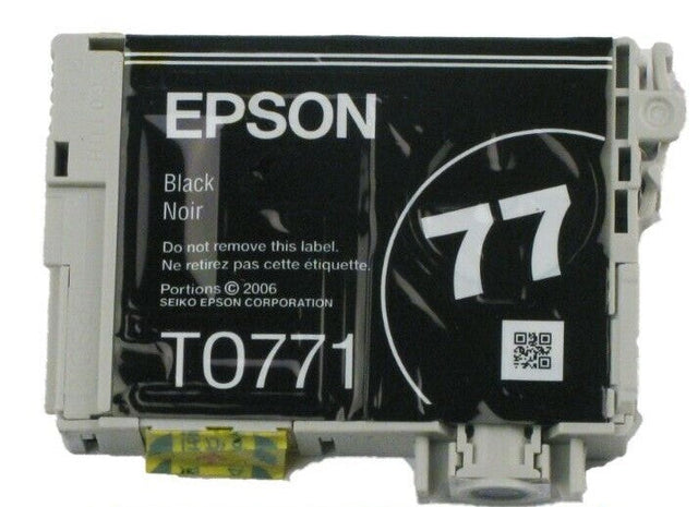 Original Epson 77 (T0771) Black Ink Cartridge