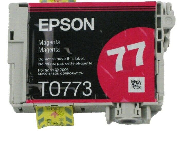 Original Epson 77 (T0773) Magenta Ink Cartridge