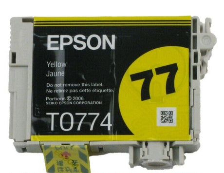 Original Epson 77 (T0774) Yellow Ink Cartridge