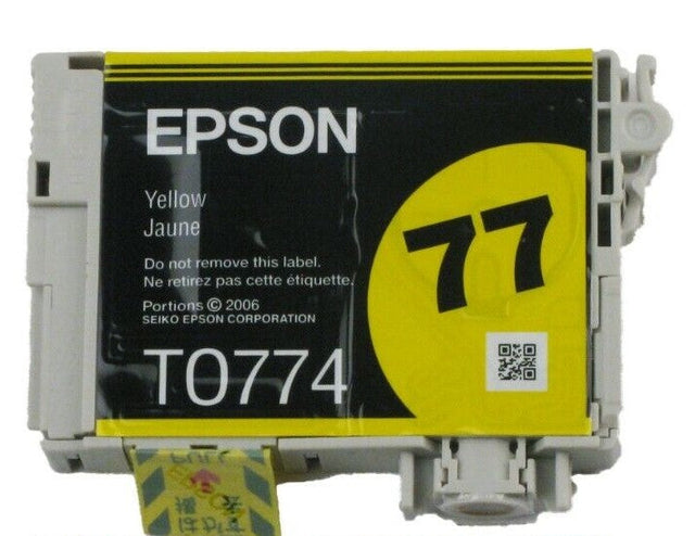 Original Epson 77 (T0774) Yellow Ink Cartridge