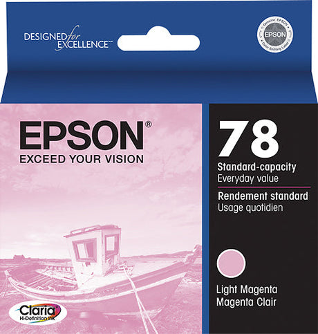 New Genuine Epson 78 (T078620) Light Magenta Ink Cartridge