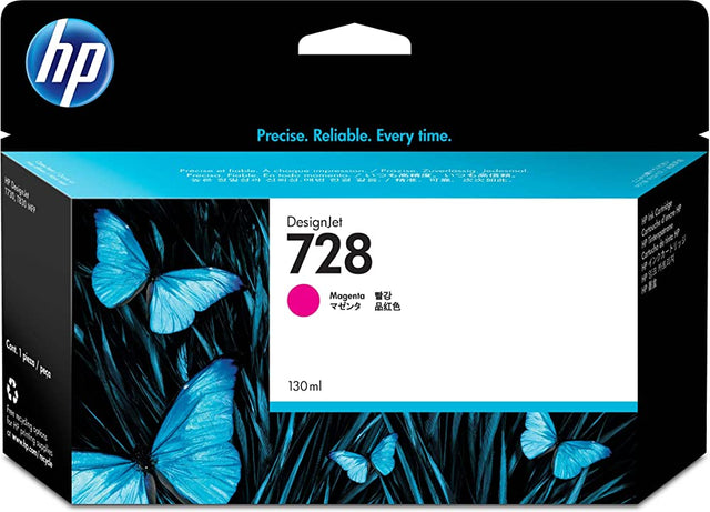 HP 728  130-ml (F9J66A) Magenta Genuine Ink Cartridge