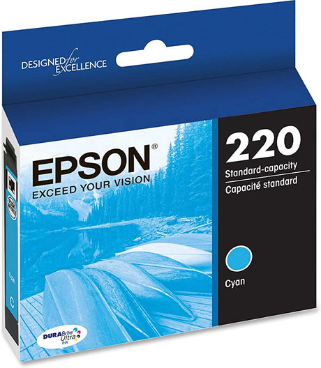 Epson 220 Standard-capacity Cyan Ink Cartridge