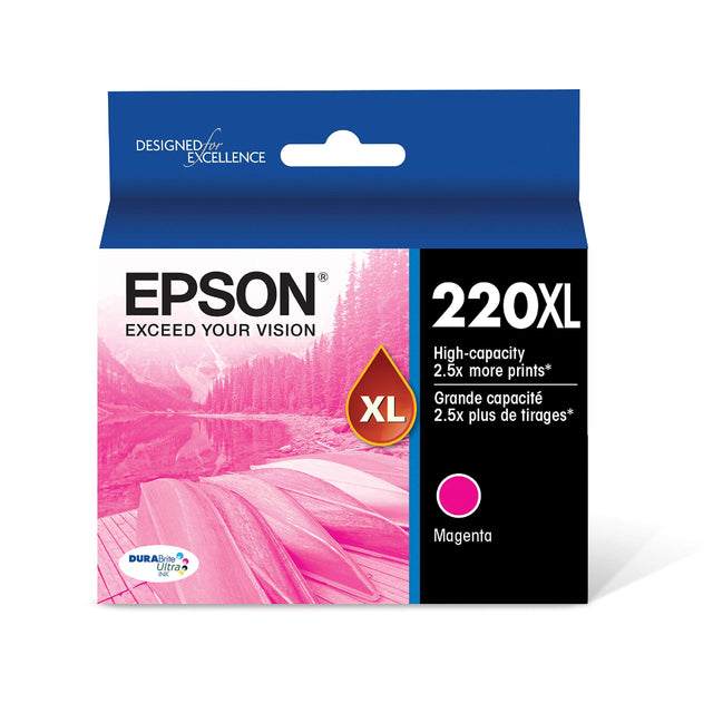 Epson 220XL High-capacity Cyan Ink Cartridge