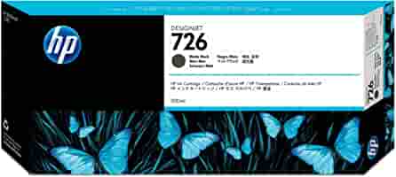 HP 726 300-ml (CH575A) Matte Black Designjet Ink Cartridge