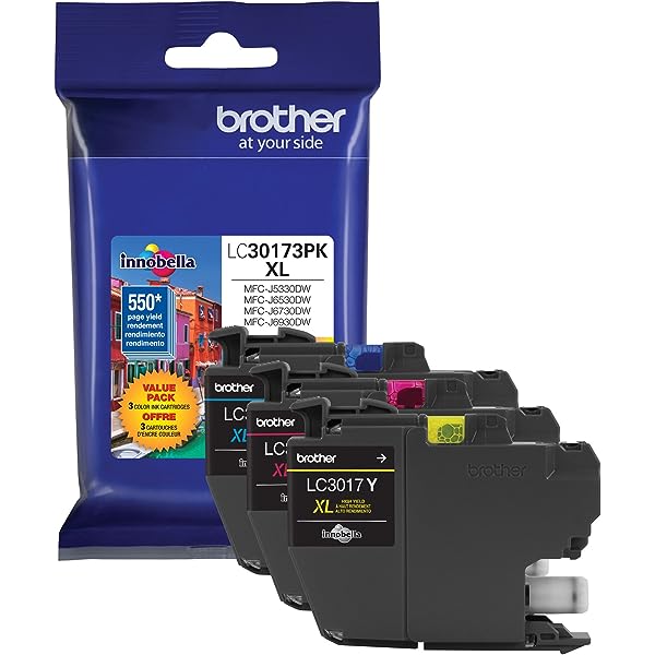 Brother LC3017 Original Cyan, Magenta, Yellow Ink Cartridge