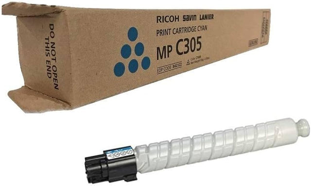 Ricoh MP C305 Cyan Toner Cartridge, 841591