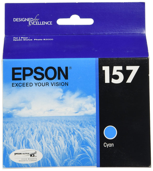 Epson T15722 Cyan Ink Cartridge, T157220O