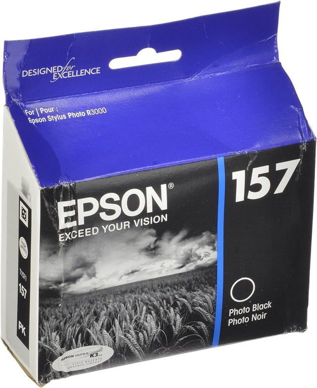 Epson T15712 Photo Black Ink Cartridge, T157120O