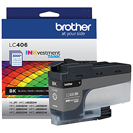 Original Brother LC406 Black Cartridge