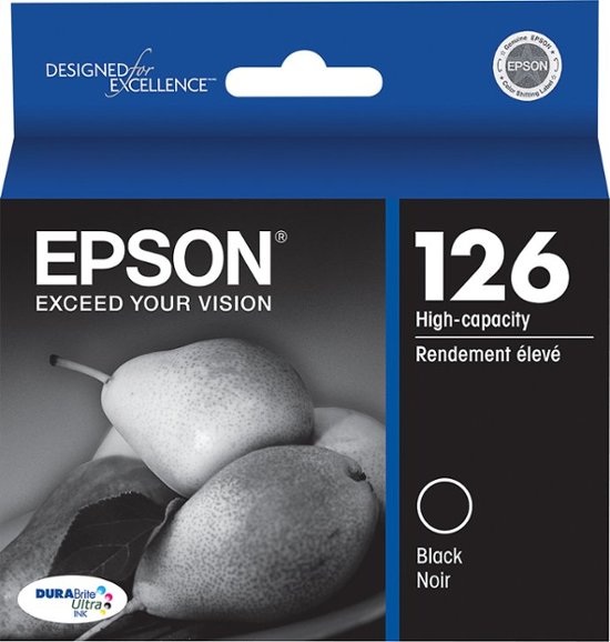 Epson T126120 High-Yield Ink Cartridge - Black