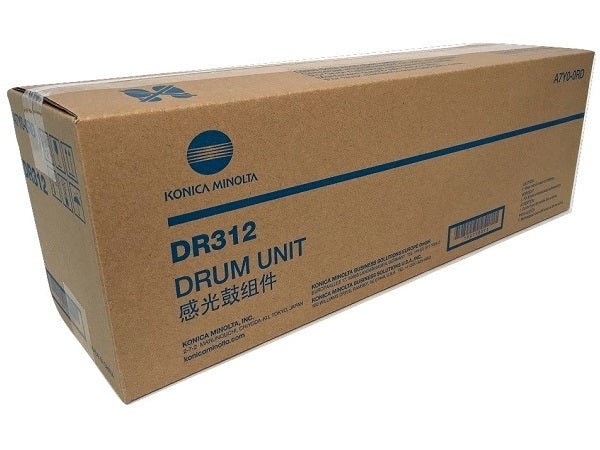 Konica-Minolta DR312 Black Drum Unit Cartridge, A7Y00RD