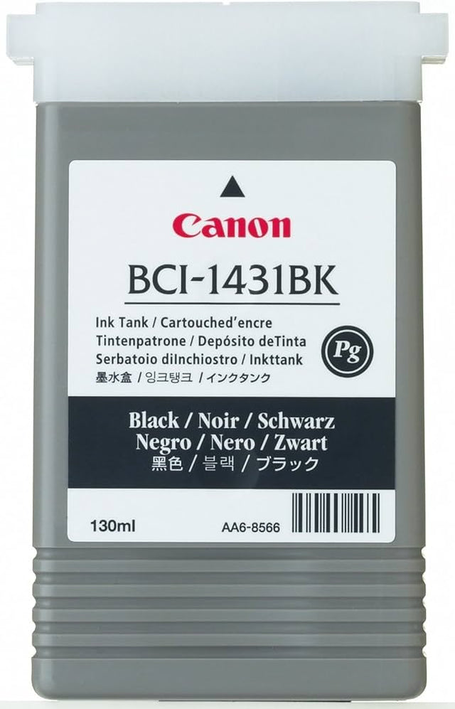 Original Canon BCI-1431BK Black Ink Cartridge, 8963A001