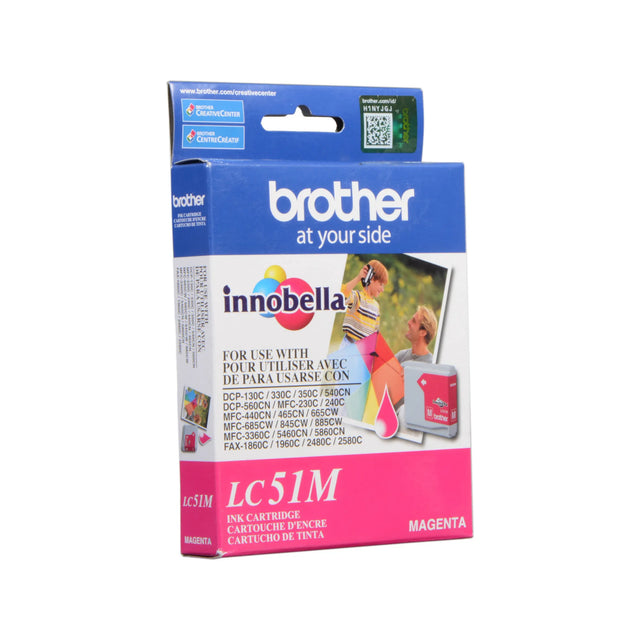 Brother LC51M Magenta Ink Cartridge