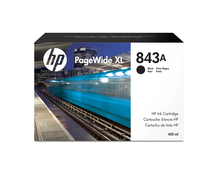 HP 843A 400ml PageWide XL Black Ink Cartridge, C1Q57A