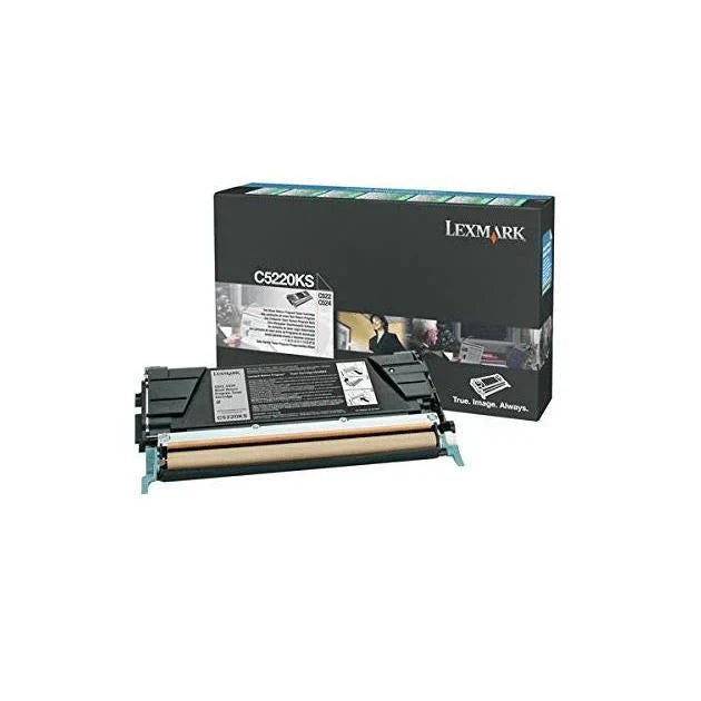 Lexmark C522, C524, C53x Black Toner Cartridge C5220KS