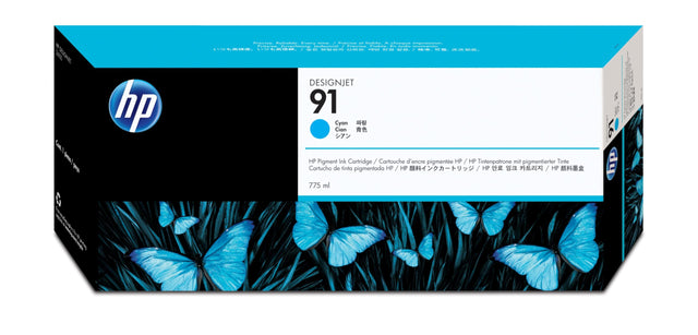 Original HP 91 775-ml (C9467A) Cyan Ink Cartridge