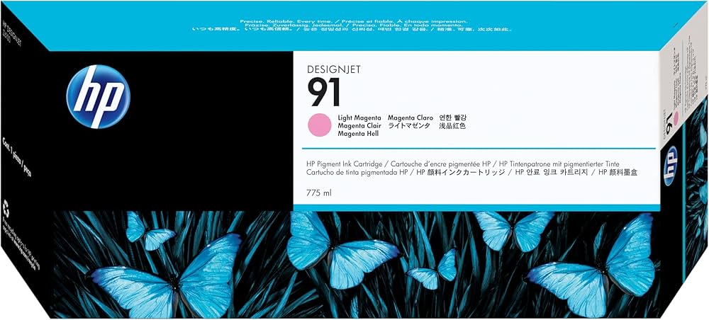 Original HP 91 775-ml (C9471A) Light Magenta Ink Cartridge