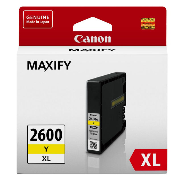 Original Canon PGI-2600XL Yellow Ink Cartridge