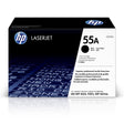 Genuine HP 55A Standard-Yield Black Laser Toner Cartridge, CE255A