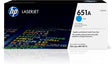 Genuine HP 651A Standard-Yield Cyan Toner Cartridge, CE341A