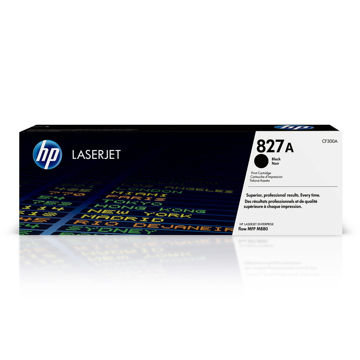 Genuine HP 827A Standard-Yield Black Laser Toner Cartridge, CF300A