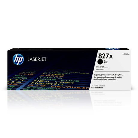 Genuine HP 827A Standard-Yield Black Laser Toner Cartridge, CF300A