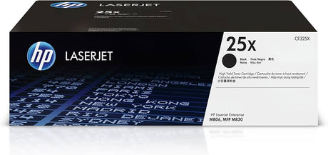 Genuine HP 25X High-Yield Black Toner Cartridge, CF325X