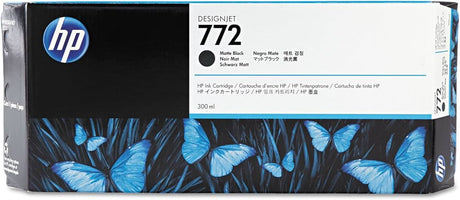 HP 772 300-ml Matte Black DesignJet Ink Cartridge, CN635A