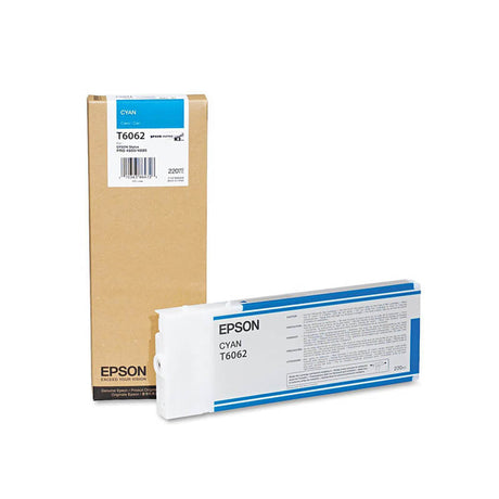 Epson (T6062) 220ml Cyan OEM Ink Cartridge, T606200