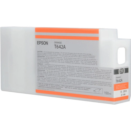 Original Epson T642A Orange 150ml Ink Cartridge