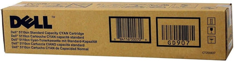 Dell 5110CN Cyan Toner Cartridge, GD907