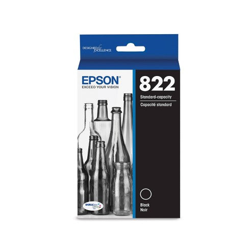 Epson 822 Standard Yield Black Single Ink Cartridge