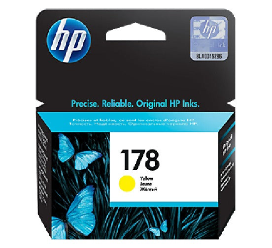 Original HP 178 Yellow (CB320HE) Ink Cartridge