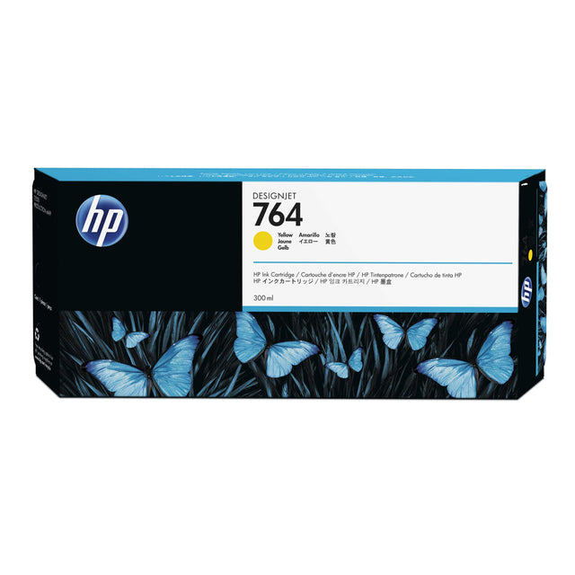 Original HP 764 300-ml Yellow Designjet Ink Cartridge | C1Q15A