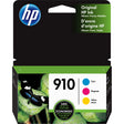 HP 910 Ink Cartridges - Cyan, Magenta, Yellow, 3 Cartridges