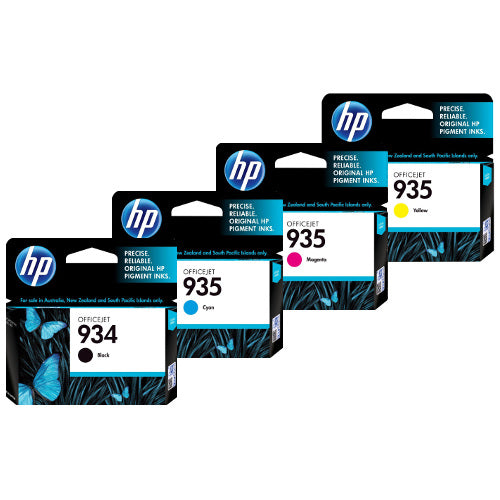 Original HP 934 Black / 935 Cyan, Magenta, Yellow Ink Cartridges